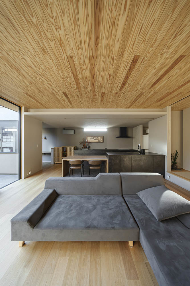 天井の高さを2.7ｍとしたリビング