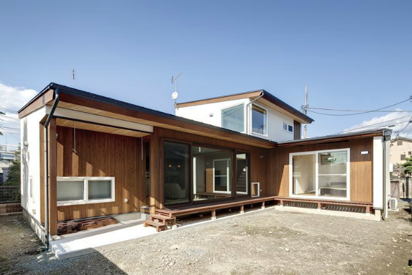 中庭のある和みの家