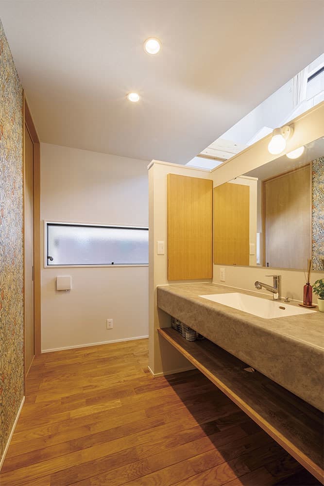 家族をつなぐスキップフロアのある家