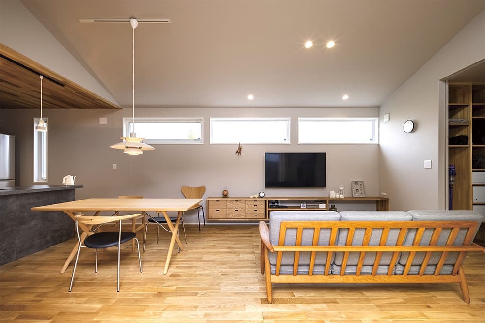 プライバシーと開放感を両立した中庭のある平屋の家