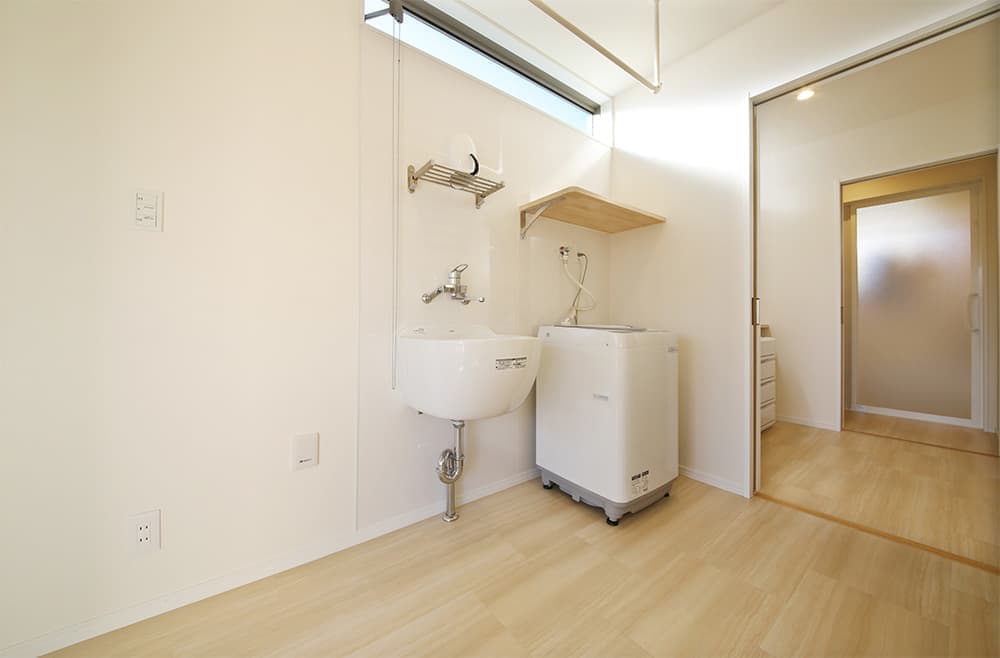 落ち着きのある平屋の家