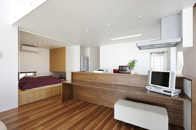 47帖大空間の平屋の家