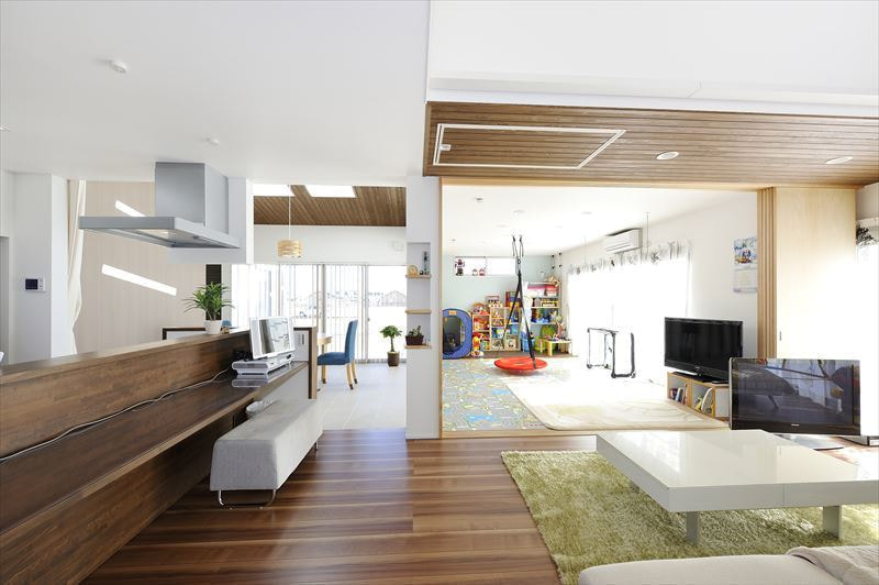 47帖大空間の平屋の家