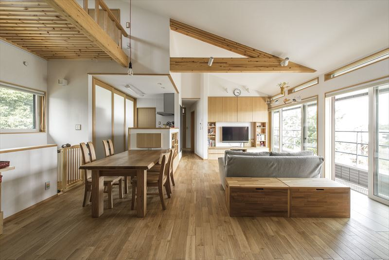 2階リビングのパッシブデザインハウス