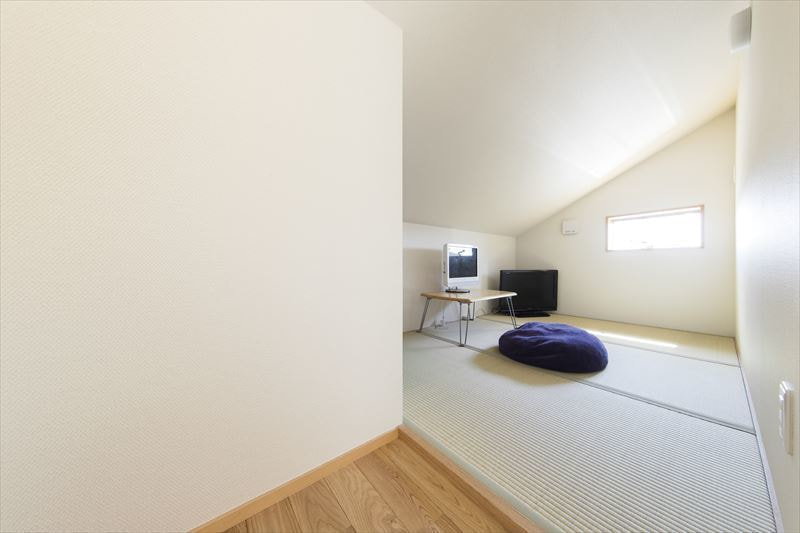 大開口のある二世帯住宅