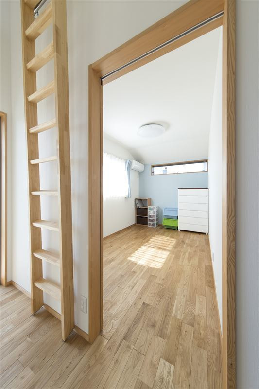 大開口のある二世帯住宅