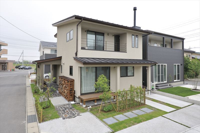 薪ストーブのあるやさしい家