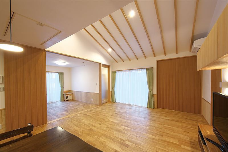 木の温もり溢れる平屋のゼロエネ住宅