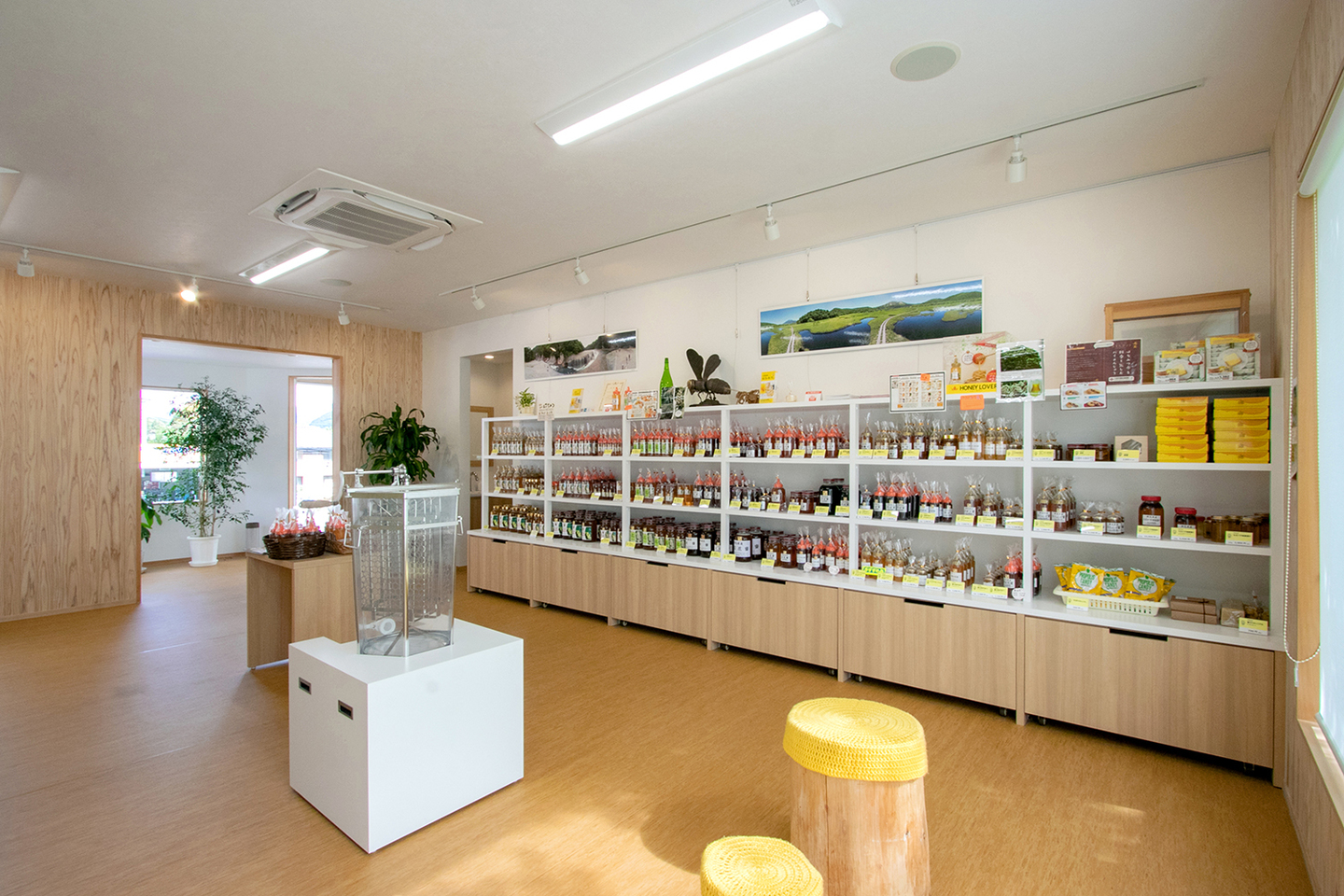 蜂蜜販売店舗のリノベーション工事